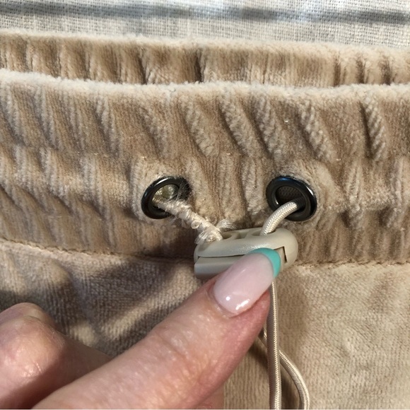 RSQ Cotton velour joggers in sand color two pockets elastic waist and hem S - Picture 5 of 9